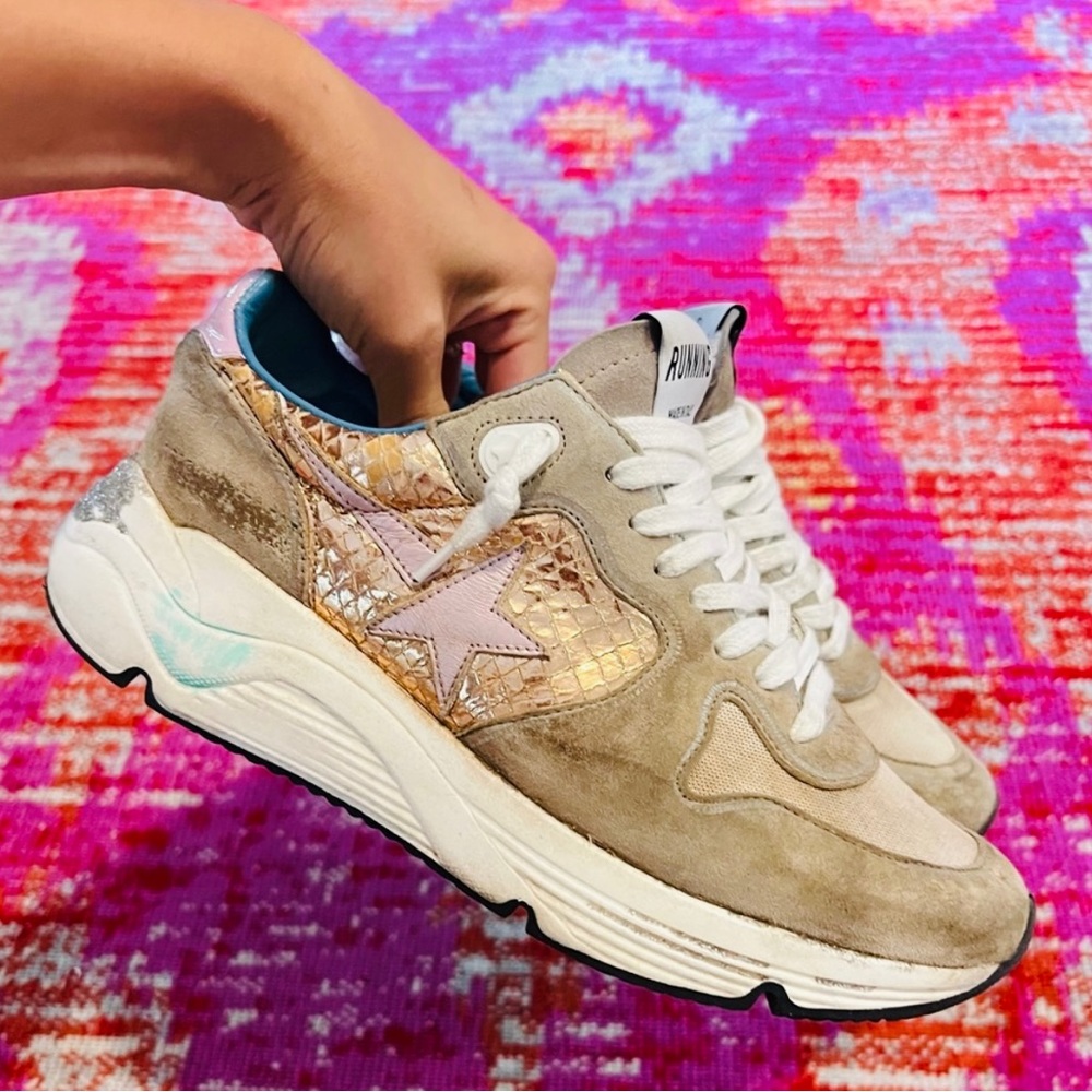 Golden Goose Running Sole Sneakers 🤍